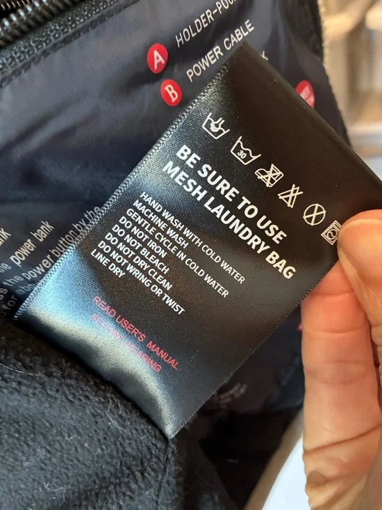 Full-Zip Heathered Gray women’s xl heated Weston Jacket - Picture 8 of 8